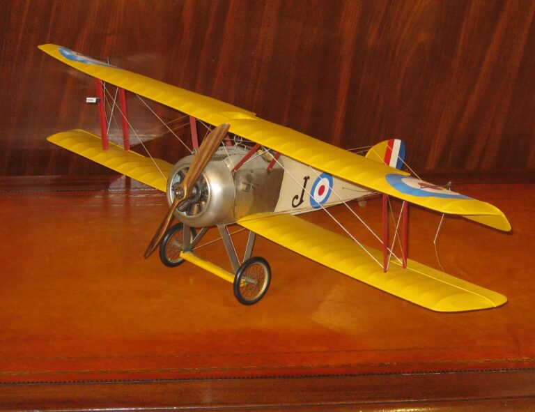 Fine Detailed Model Of A Sopwith Camel Plane Dorking Desks