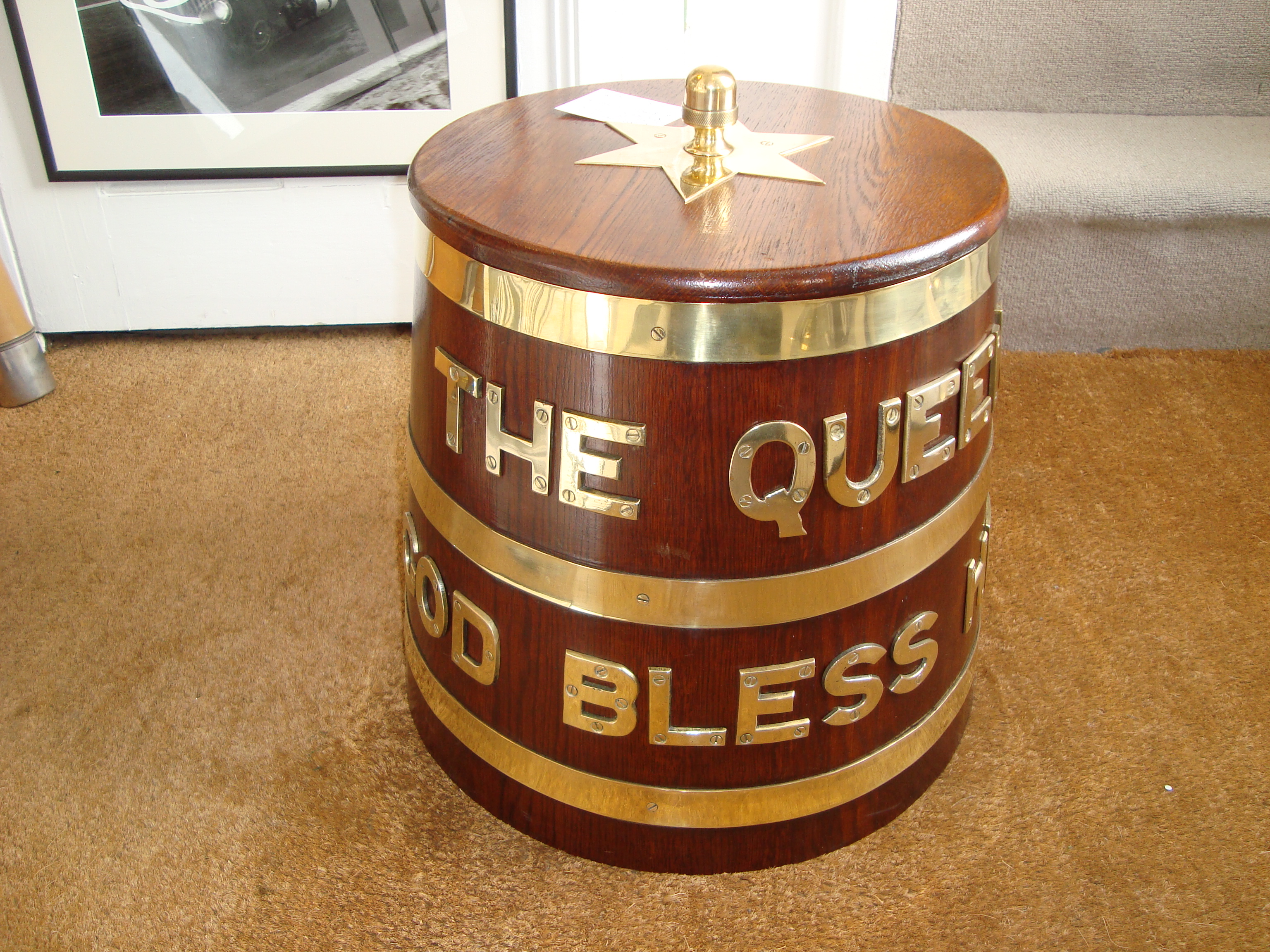 A very decorative late 1950’s Rum Barrel Dorking Desks
