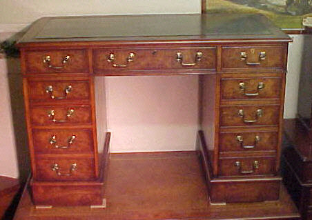 Small double deals pedestal desk