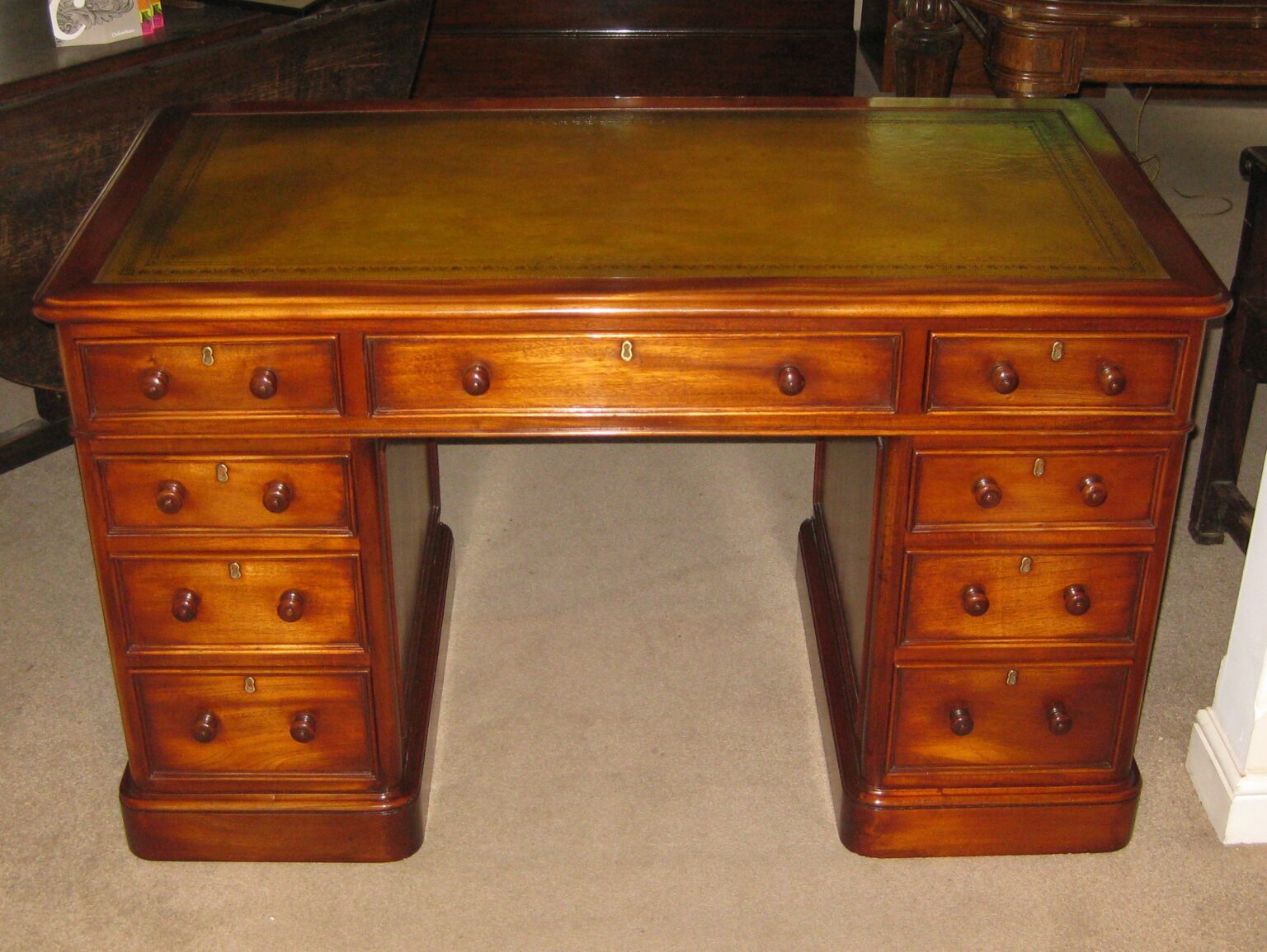 mahogany standing desk used by Charles Dickens Dorking Desks
