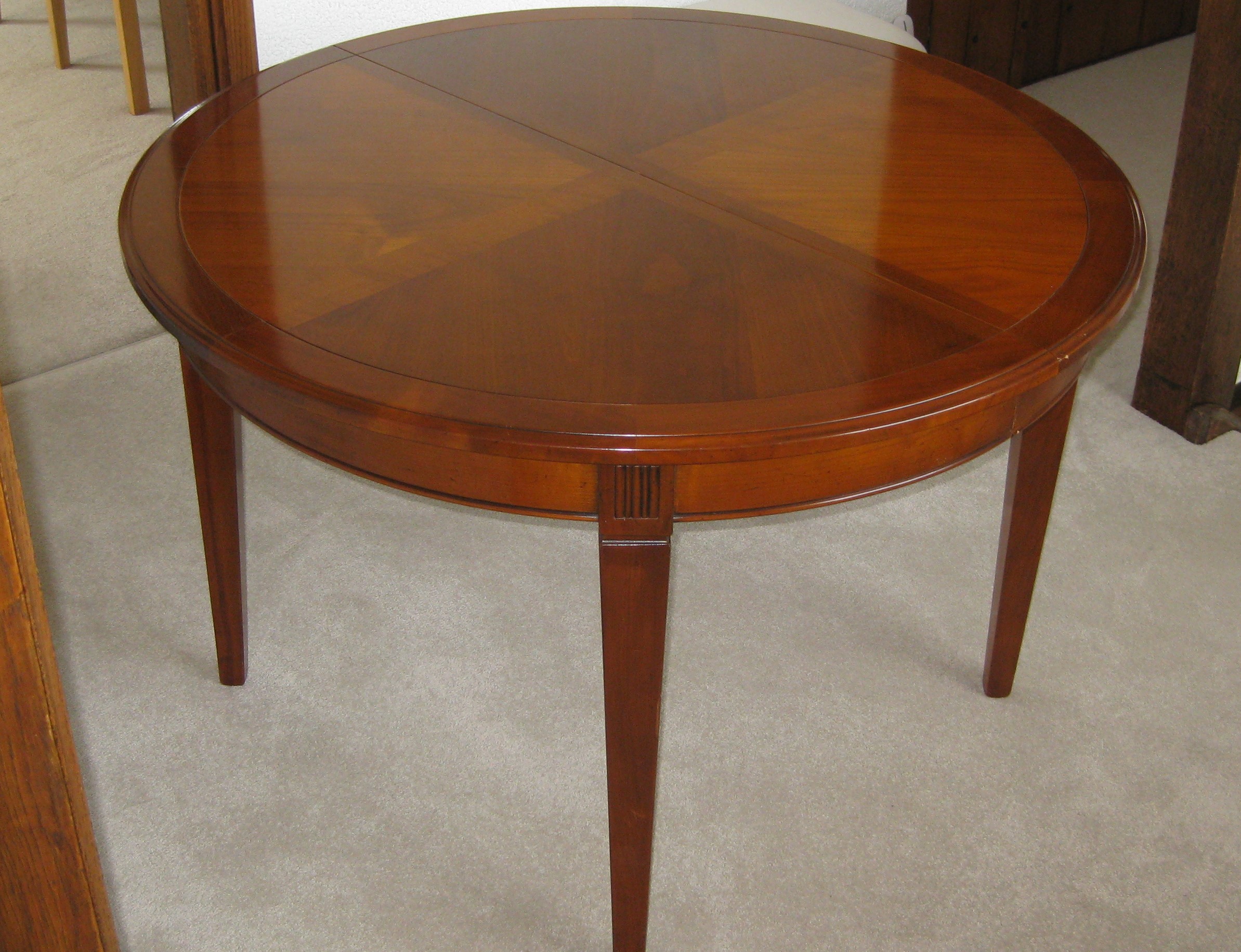 Cherry Wood Cherry Color Dining Room Table