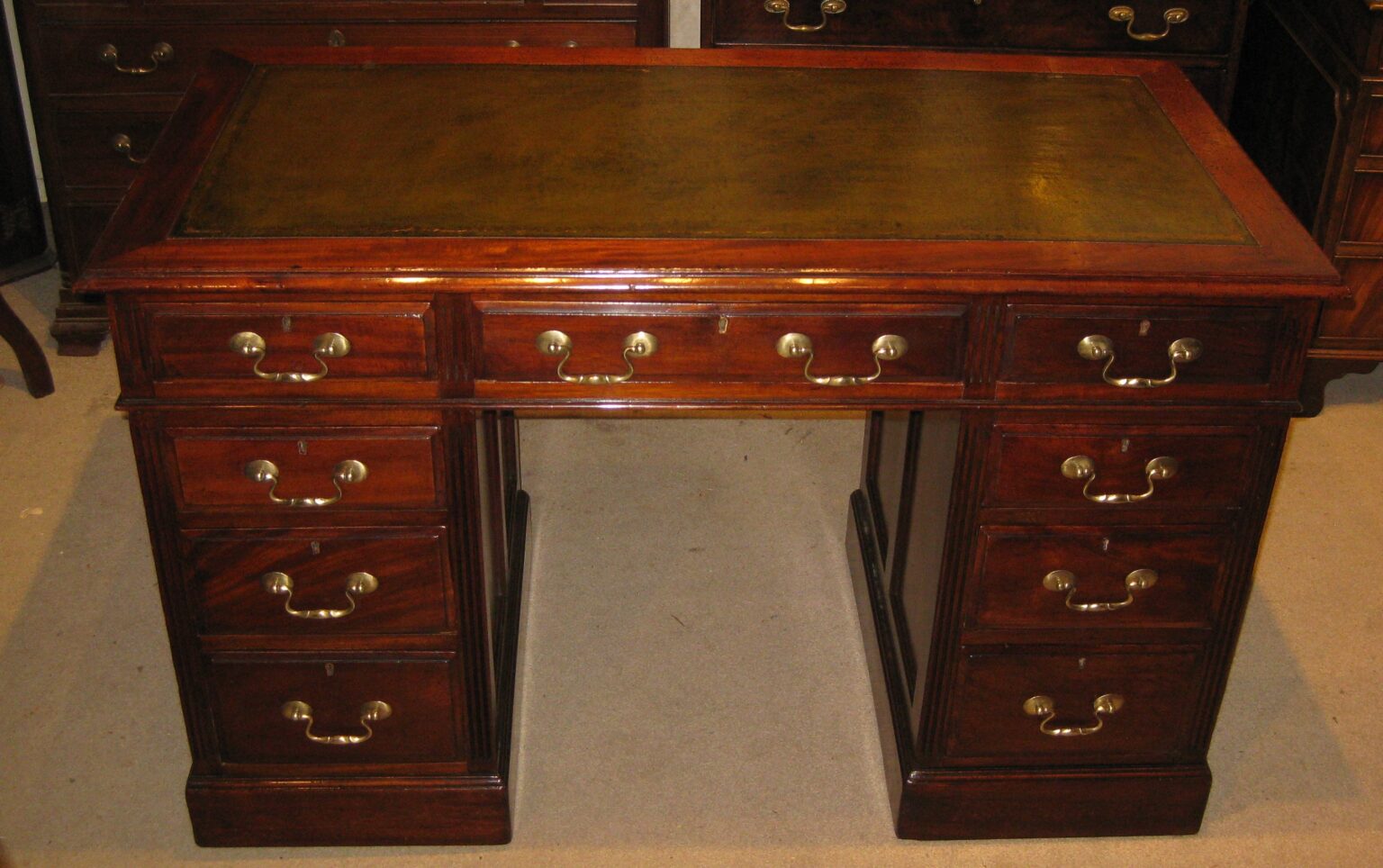 mahogany standing desk used by Charles Dickens Dorking Desks